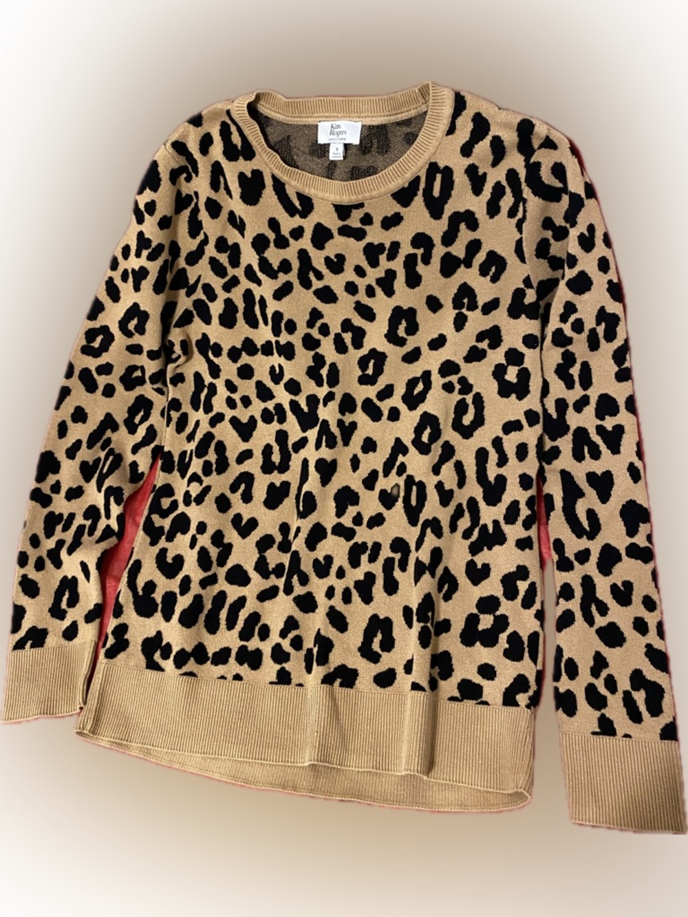 Animal Print Sweater Brown and Black